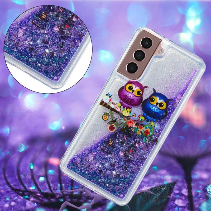 Κάλυμμα Samsung Galaxy S24 Plus 5g Υγρό Glitter Two Owls