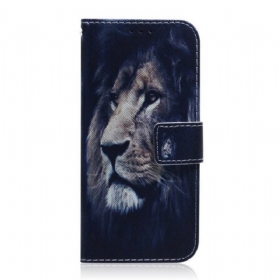 δερματινη θηκη Samsung Galaxy S20 Που Ονειρεύεται-λιοντάρι