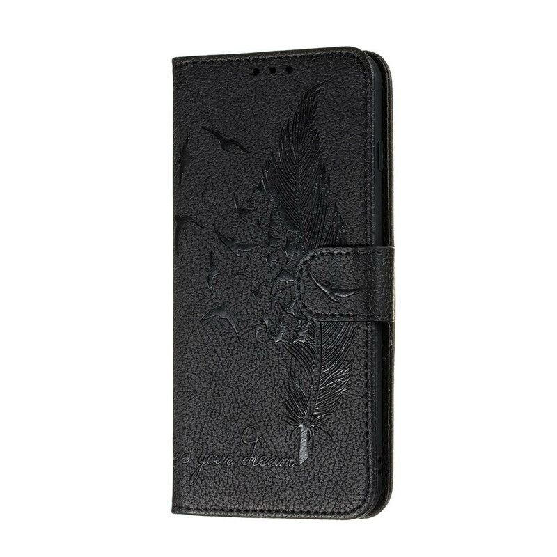 Κάλυμμα Samsung Galaxy S20 Faux Leather Live Your Dream