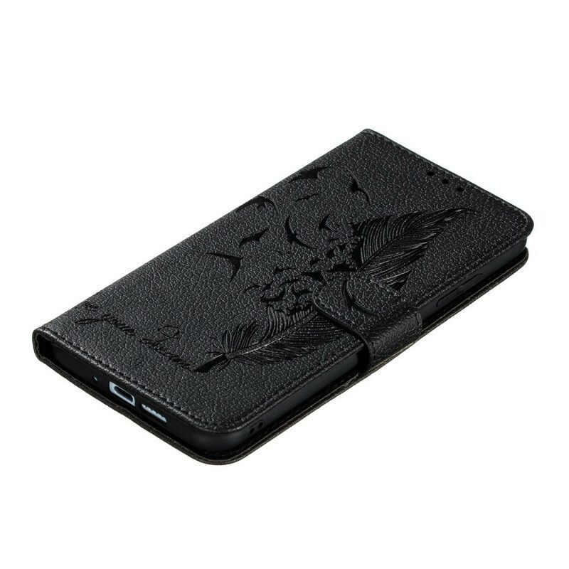 Κάλυμμα Samsung Galaxy S20 Faux Leather Live Your Dream