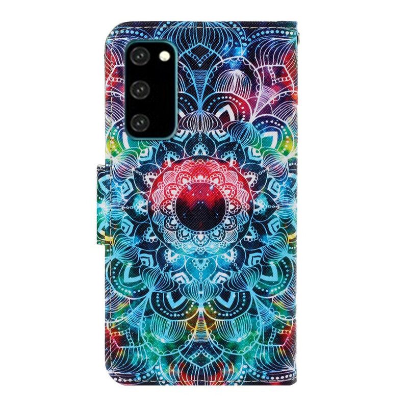 Κάλυμμα Samsung Galaxy S20 με κορδονι Flashy Strappy Mandala