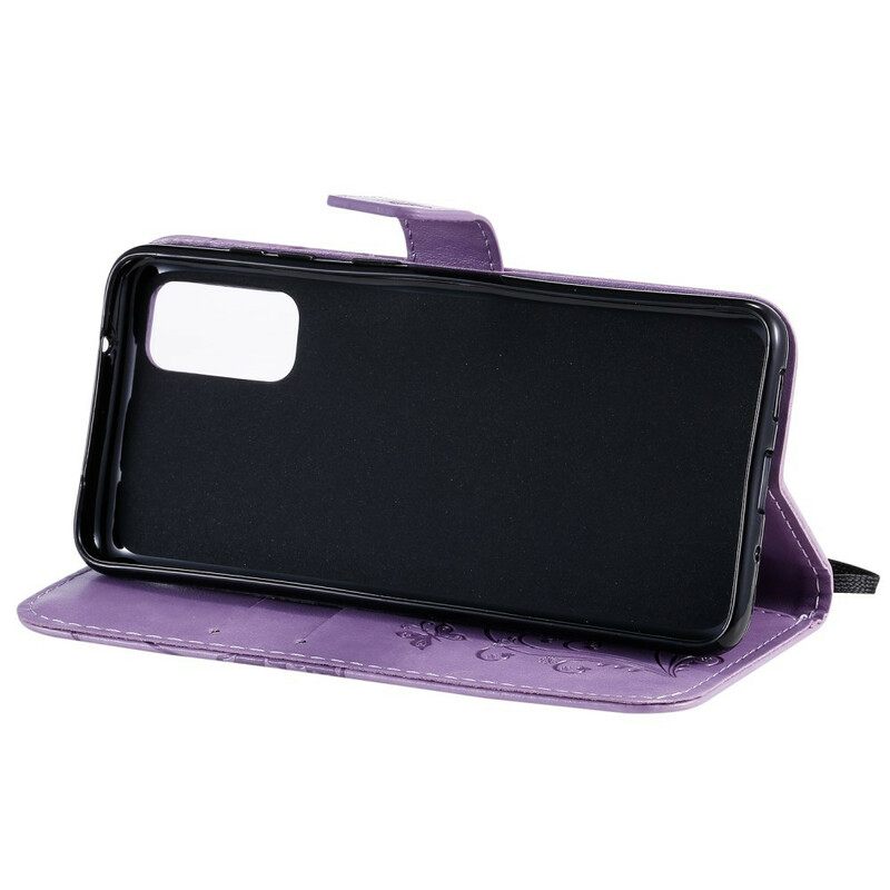 Κάλυμμα Samsung Galaxy S20 με κορδονι Πεταλούδες Giant Strap