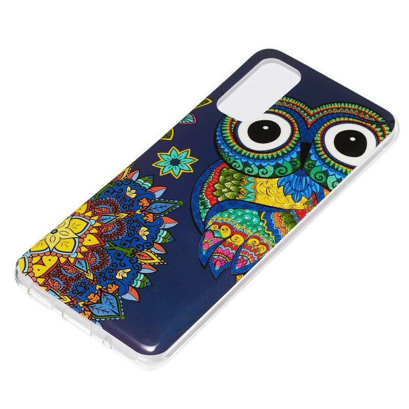 θηκη κινητου Samsung Galaxy S20 Fluorescent Owl Mandala