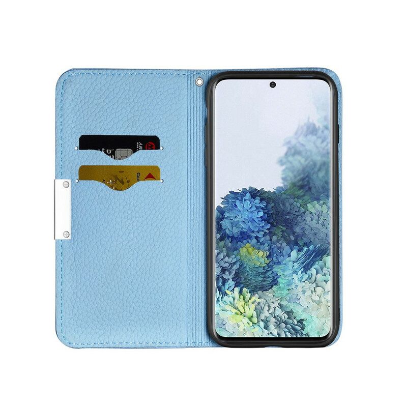 θηκη κινητου Samsung Galaxy S20 Θήκη Flip Faux Leather Litchi Ultra Chic