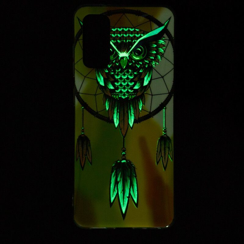 Θήκη Samsung Galaxy S20 Fluorescent Dream Catcher Κουκουβάγιας