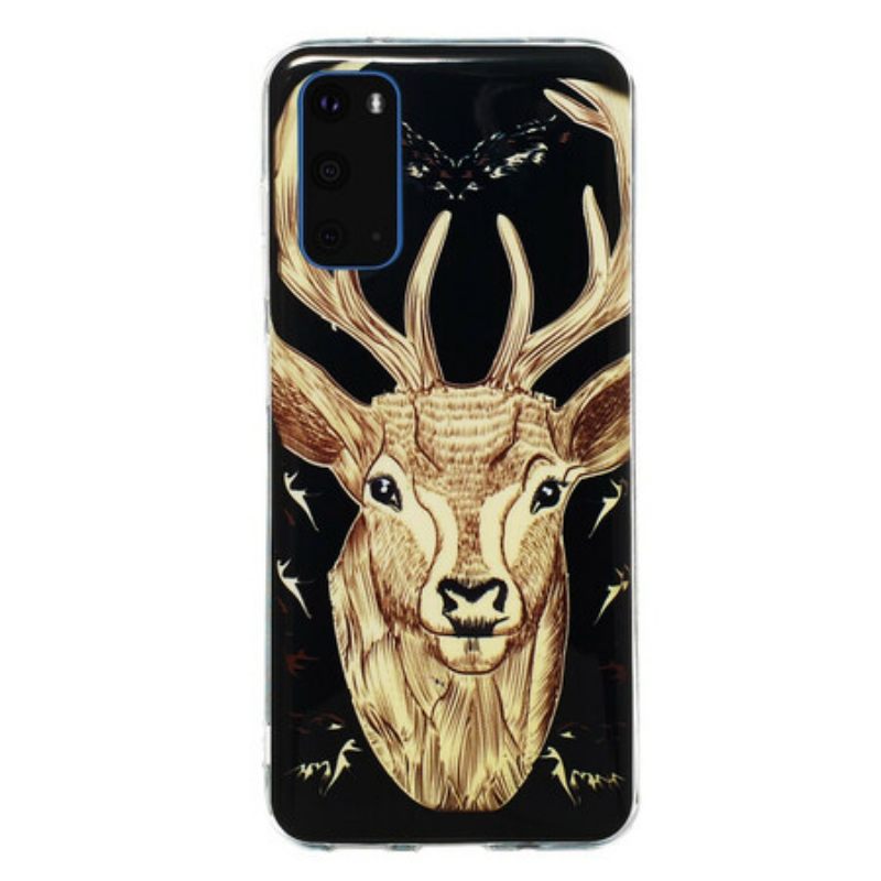 Θήκη Samsung Galaxy S20 Fluorescent Majestic Deer