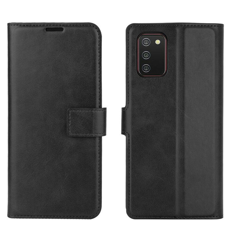 Κάλυμμα Samsung Galaxy A02s Faux Leather Slim