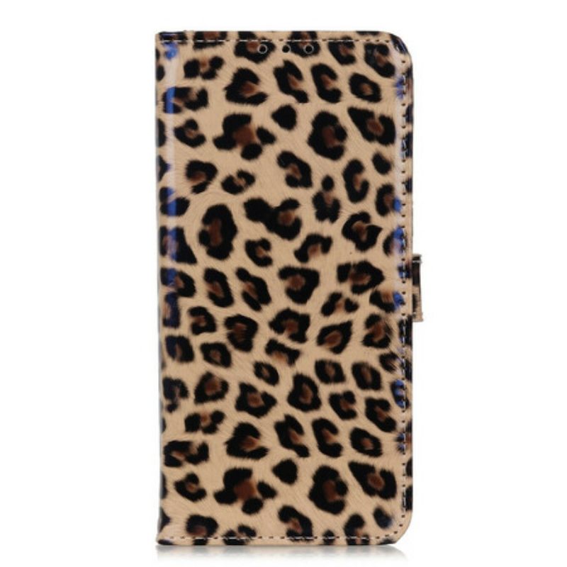 Θήκη Flip Samsung Galaxy A02s Απλό Leopard