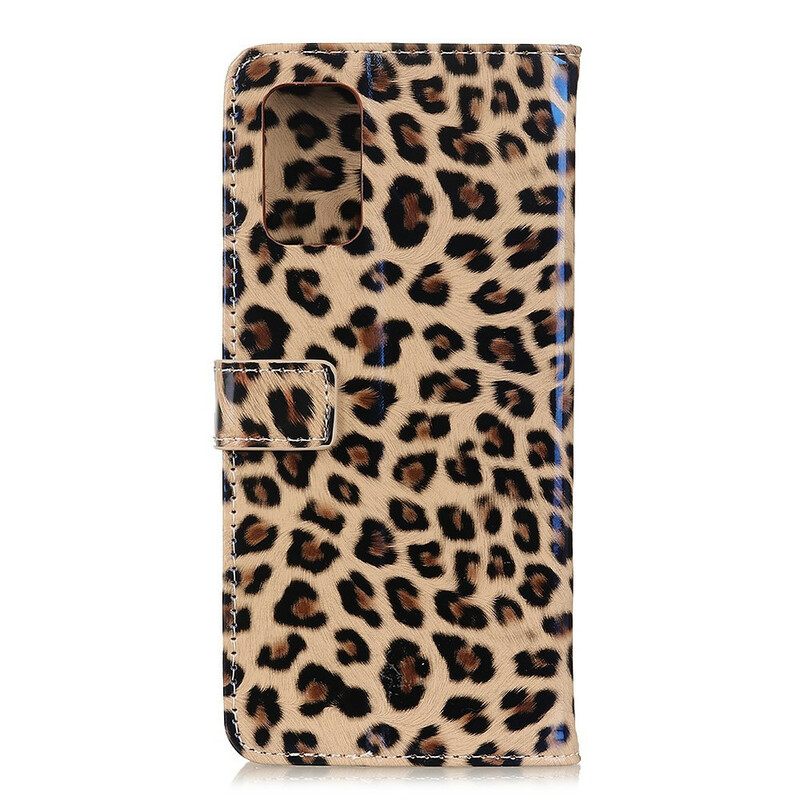 Θήκη Flip Samsung Galaxy A02s Απλό Leopard