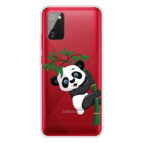 θηκη κινητου Samsung Galaxy A02s Άνευ Ραφής Panda Στο Μπαμπού
