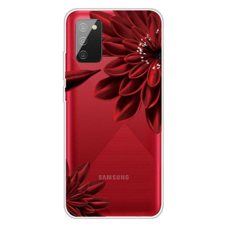 Θήκη Samsung Galaxy A02s Άγρια Λουλούδια