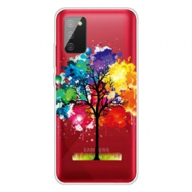 Θήκη Samsung Galaxy A02s Άνευ Ραφής Δέντρο Ακουαρέλας