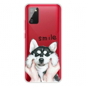 Θήκη Samsung Galaxy A02s Χαμογελαστος Σκυλος