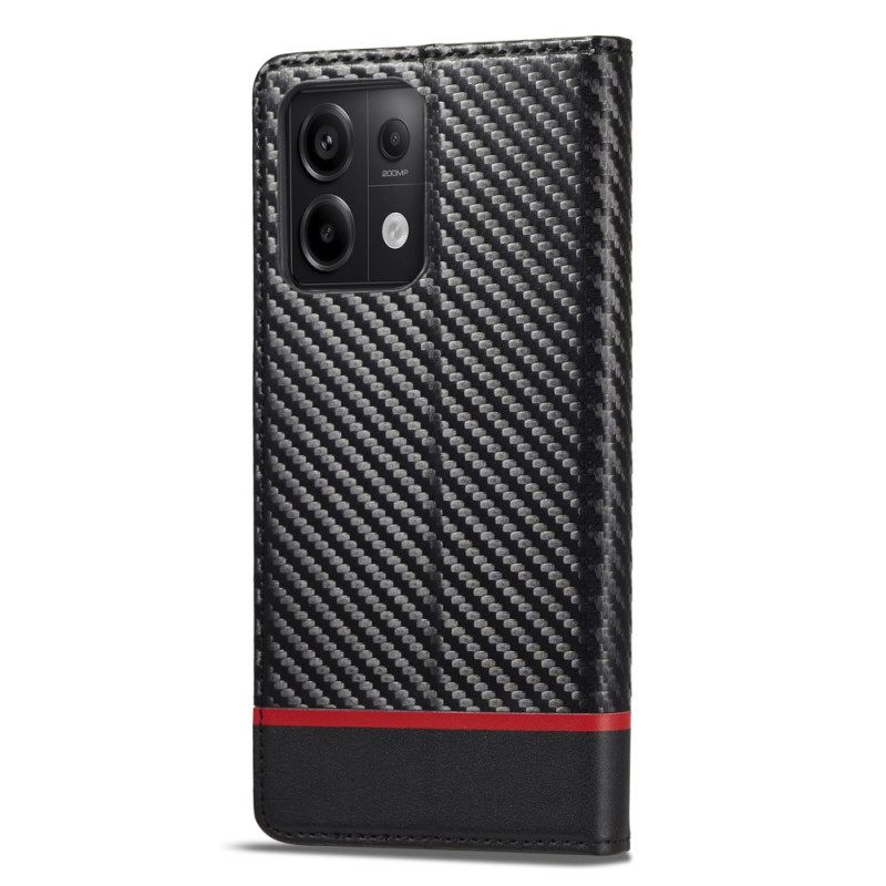 Δερματινη Θηκη Xiaomi Redmi Note 13 Pro 4g Carbon Fiber Lc.imeeke