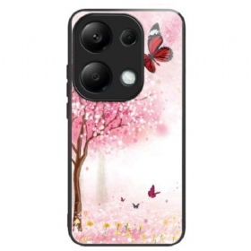 Κάλυμμα Xiaomi Redmi Note 13 Pro 4g Θήκες Κινητών Tempered Glass Cherry Blossoms