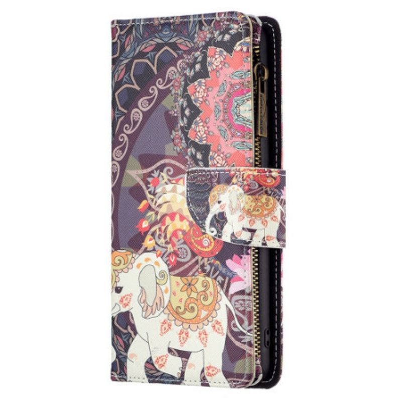 Θηκη Κινητου Xiaomi Redmi Note 13 Pro 4g Θήκες Κινητών Tribal Elephant Wallet With Strap