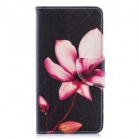 Κάλυμμα Samsung Galaxy A40 Ροζ Λουλούδι