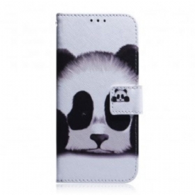 Θήκη Flip Samsung Galaxy A40 Πρόσωπο Panda