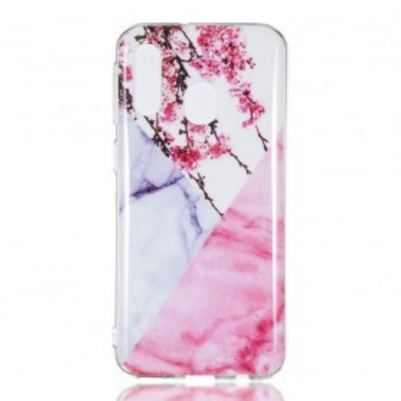 Θήκη Samsung Galaxy A40 Marbled Plum Blossom