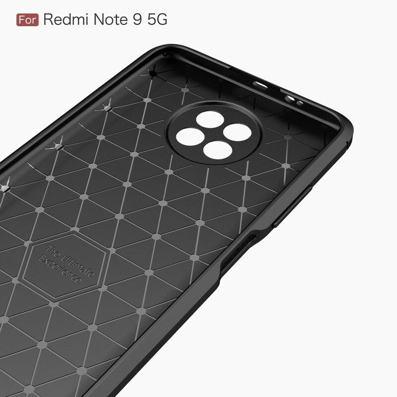 θηκη κινητου Xiaomi Redmi Note 9T Βουρτσισμένο Ανθρακόνημα