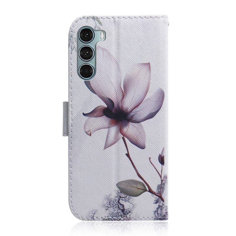 Κάλυμμα Moto G200 5G Flower Dusty Pink