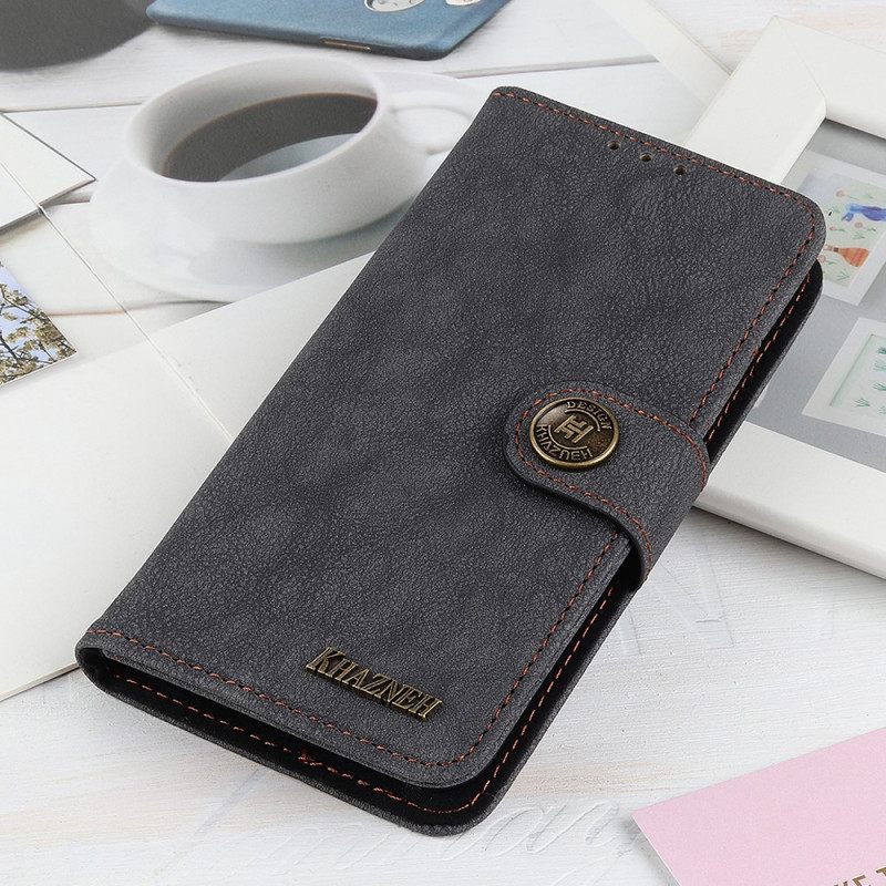 Κάλυμμα Moto G200 5G Khazneh Retro Split Leather