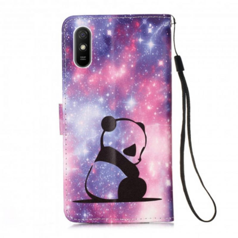 Κάλυμμα Xiaomi Redmi 9A με κορδονι Lanyard Panda Musings