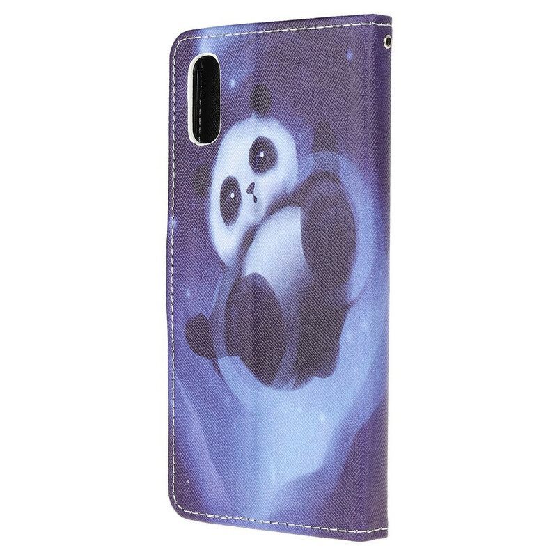 Κάλυμμα Xiaomi Redmi 9A με κορδονι Panda Space Με Κορδόνι