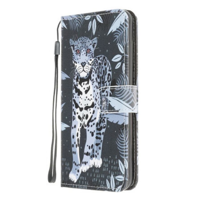 Κάλυμμα Xiaomi Redmi 9A με κορδονι Strappy Leopard