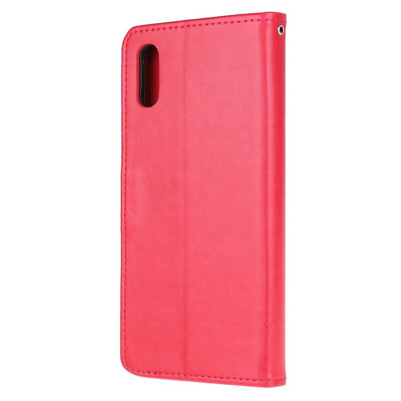 Θήκη Flip Xiaomi Redmi 9A Ασιατικές Πεταλούδες Και Λουλούδια