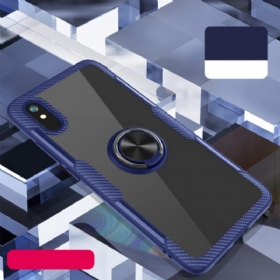 θηκη κινητου Xiaomi Redmi 9A Μεταλλικό Δαχτυλίδι Από Ανθρακονήματα