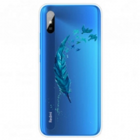 Θήκη Xiaomi Redmi 9A Όμορφο Μπλε Φτερό