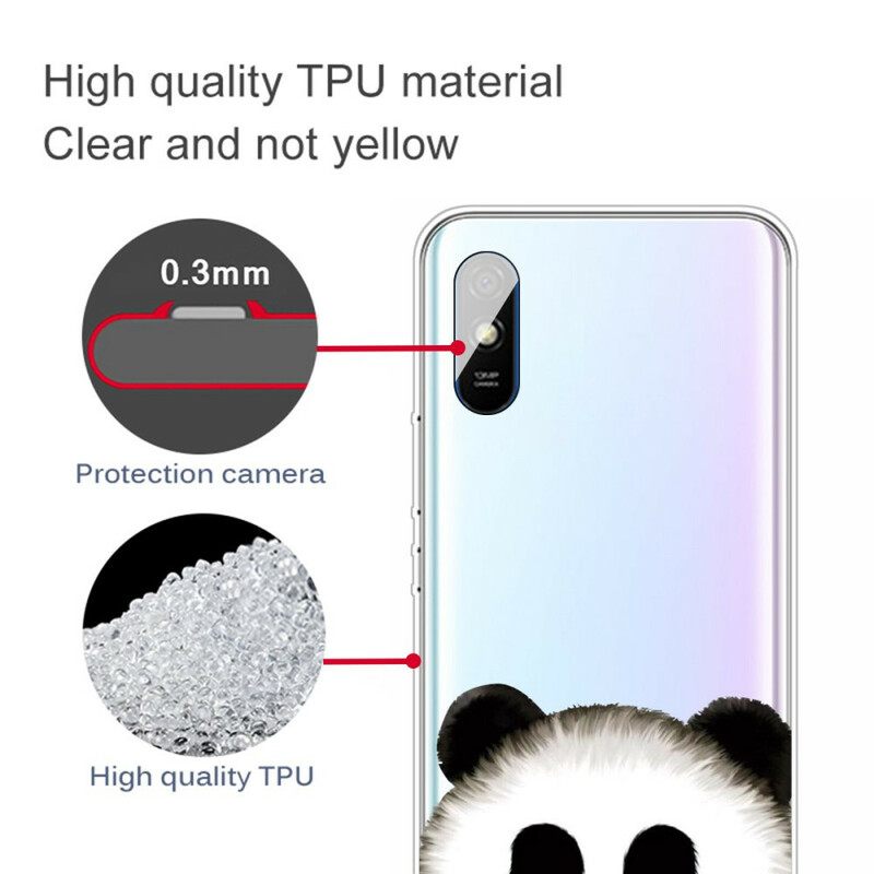 Θήκη Xiaomi Redmi 9A Χωρίς Ραφή Panda