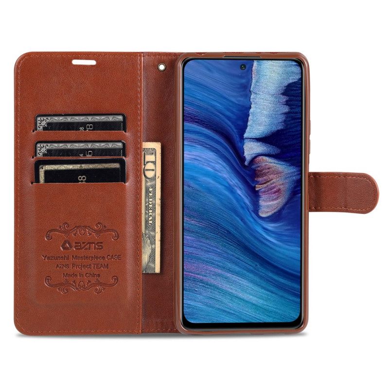 δερματινη θηκη Xiaomi Redmi Note 10 Pro Azns Faux Leather