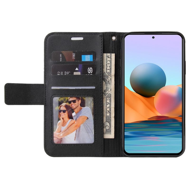 Κάλυμμα Xiaomi Redmi Note 10 Pro Faux Leather Gq.utrobe