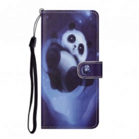 Κάλυμμα Xiaomi Redmi Note 10 Pro με κορδονι Panda Space Με Κορδόνι
