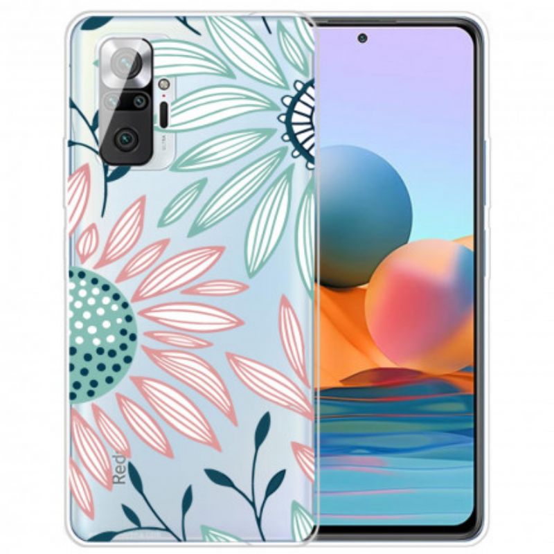 θηκη κινητου Xiaomi Redmi Note 10 Pro Διαφανές Ένα Λουλούδι