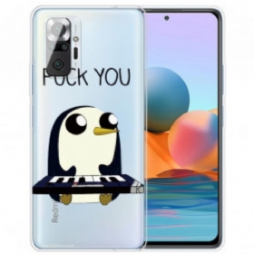 θηκη κινητου Xiaomi Redmi Note 10 Pro Penguin Fuck You