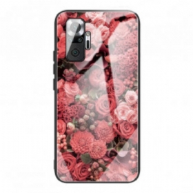 θηκη κινητου Xiaomi Redmi Note 10 Pro Rose Flowers Tempered Glass