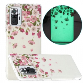 θηκη κινητου Xiaomi Redmi Note 10 Pro Σειρά Fluorescent Flower