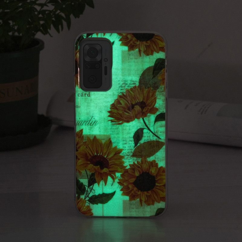 θηκη κινητου Xiaomi Redmi Note 10 Pro Σειρά Fluorescent Flower