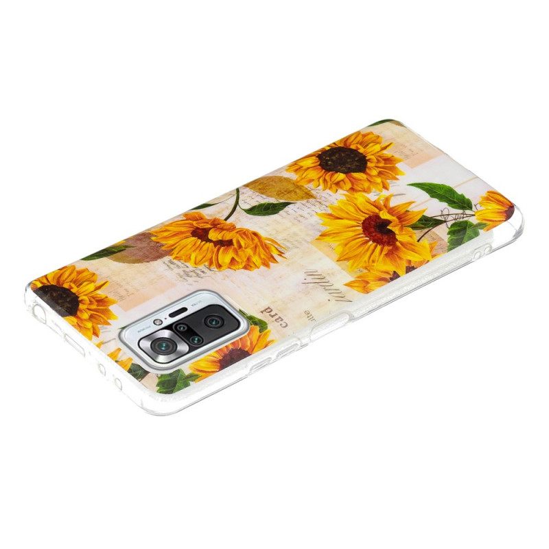 θηκη κινητου Xiaomi Redmi Note 10 Pro Σειρά Fluorescent Flower