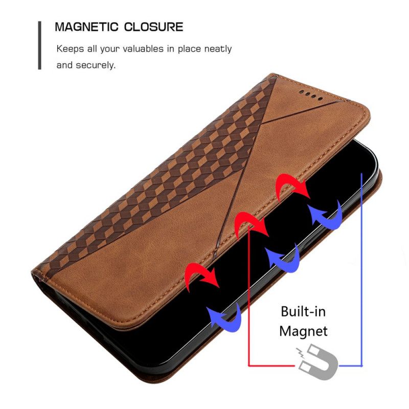 θηκη κινητου Xiaomi Redmi Note 10 Pro Θήκη Flip Εφέ Geo Leather