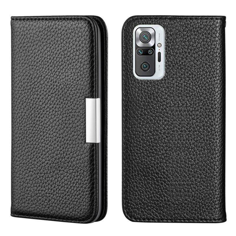 θηκη κινητου Xiaomi Redmi Note 10 Pro Θήκη Flip Faux Leather Litchi Ultra Chic