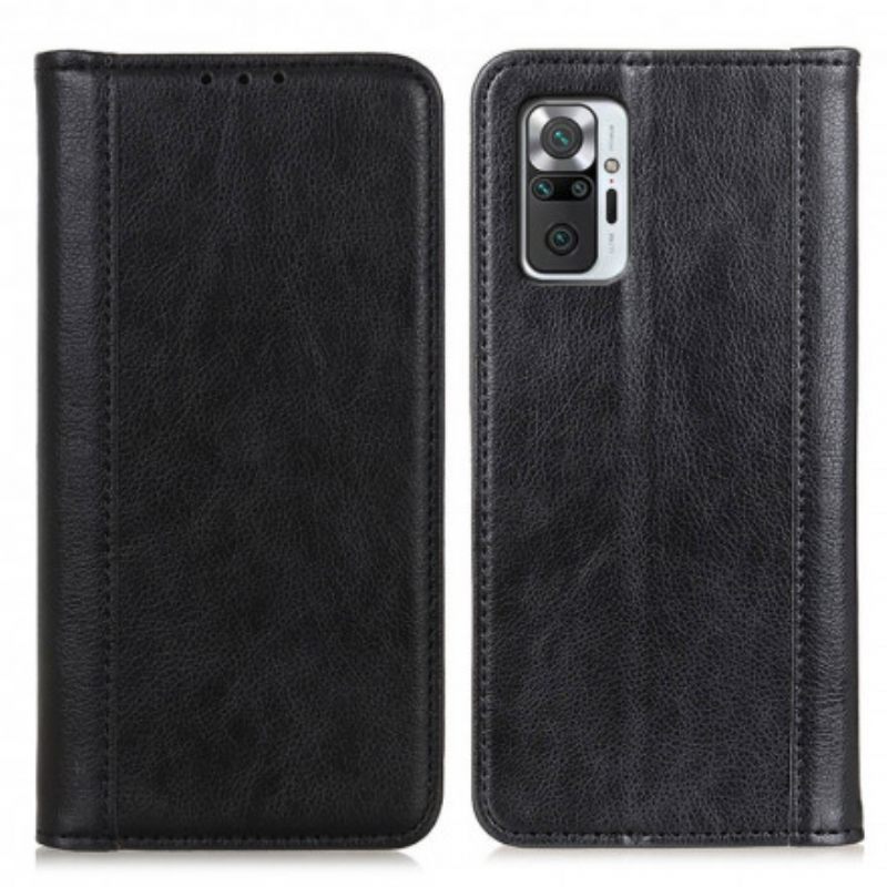 θηκη κινητου Xiaomi Redmi Note 10 Pro Θήκη Flip Lychee Split Leather