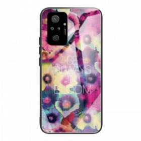 Θήκη Xiaomi Redmi Note 10 Pro Be Always In Bloom Tempered Glass