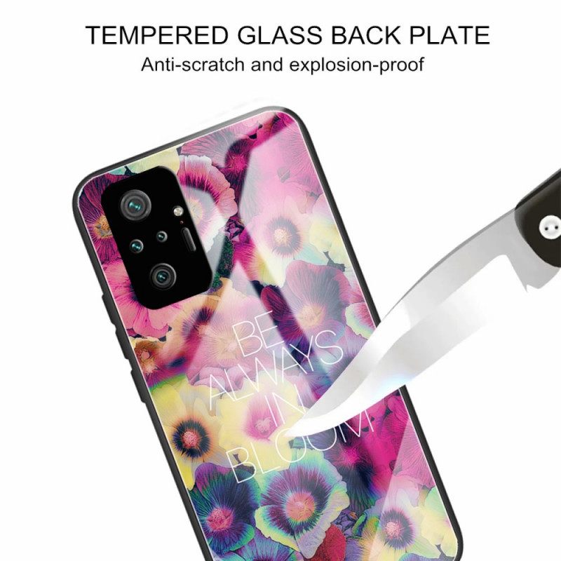 Θήκη Xiaomi Redmi Note 10 Pro Be Always In Bloom Tempered Glass