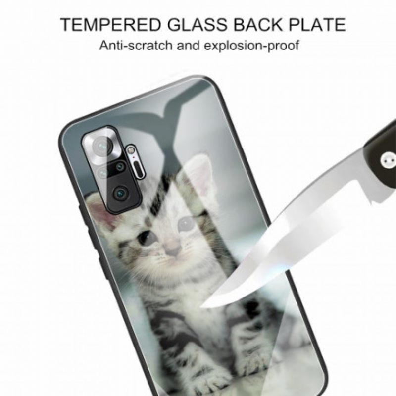 Θήκη Xiaomi Redmi Note 10 Pro Kitten Tempered Glass