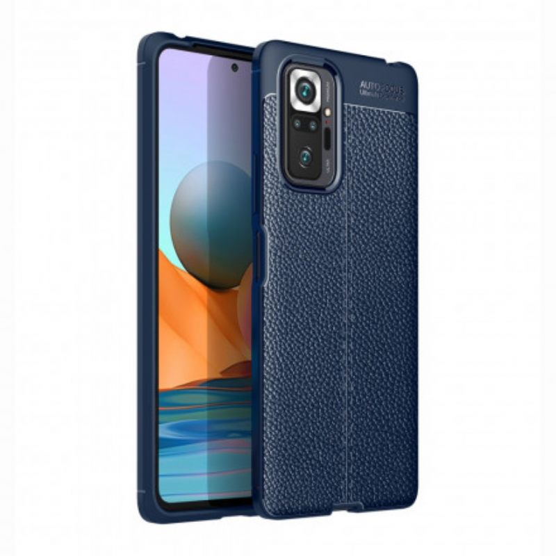 Θήκη Xiaomi Redmi Note 10 Pro Leather Effect Litchi Διπλή Σειρά