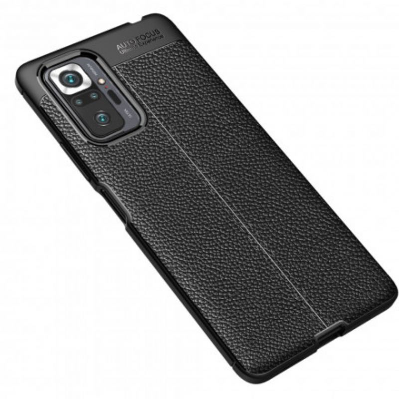 Θήκη Xiaomi Redmi Note 10 Pro Leather Effect Litchi Διπλή Σειρά